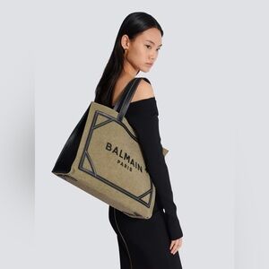 Balmain B-Army 42 canvas bag